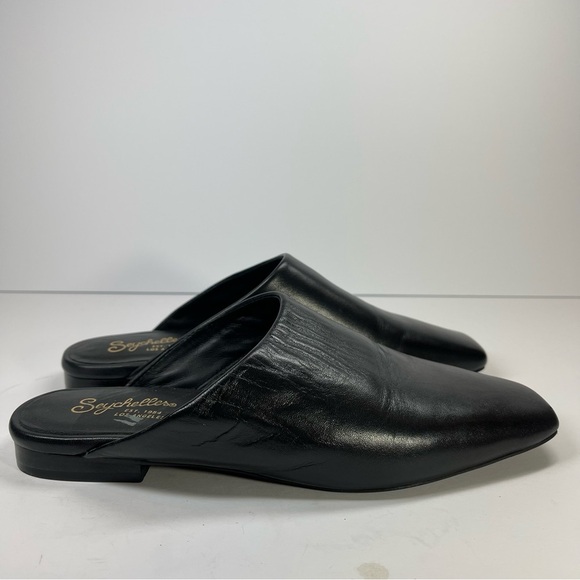 Seychelles Women’s Vice Square Toe Classic Mule Black Leather Size 7.5M - Picture 7 of 11